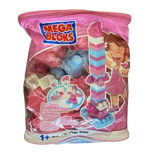 Mega Bloks Pink‎ blue white